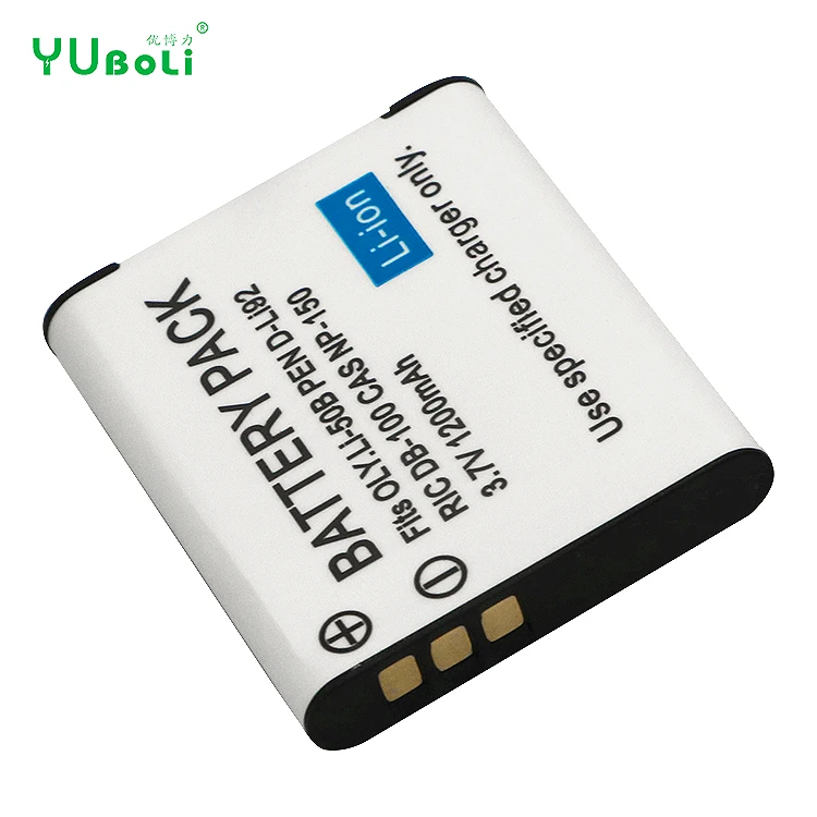 Li-50B Li50B RIC DB-100 DB100  CAS NP-150 NP150 Li-ion Camera Battery for Olympus U6010 u6020 for Pentax XZ-1 SP-800UZ D-Li92 DL