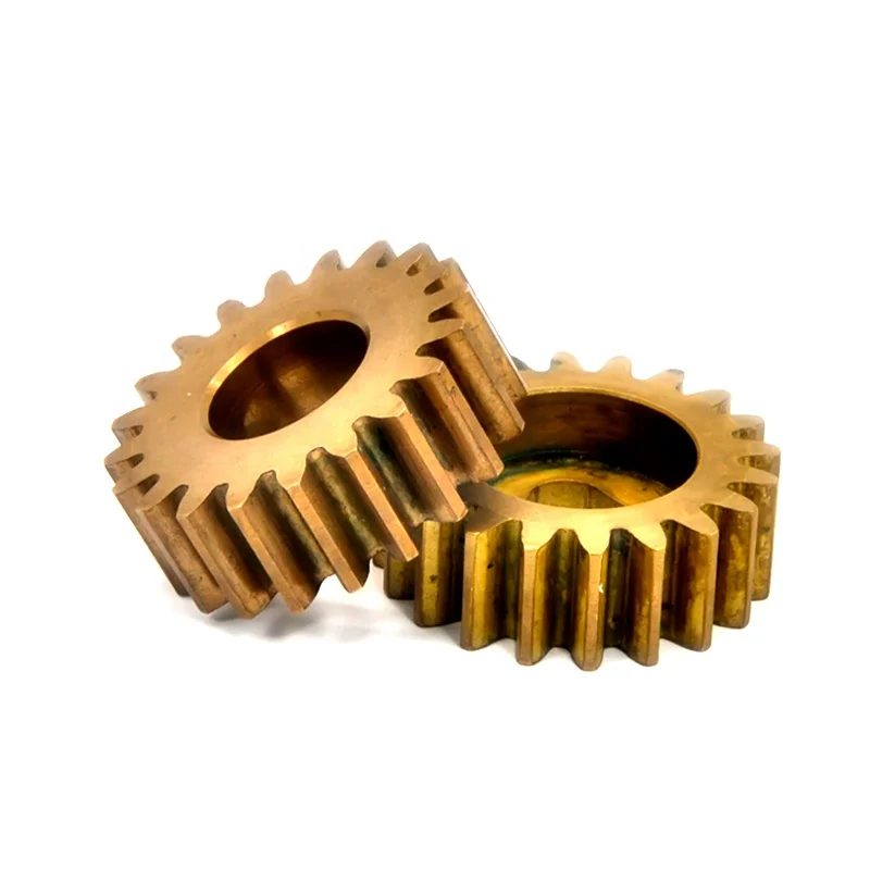 Hot Sale Customized High Precision Brass Spur Worm Gear