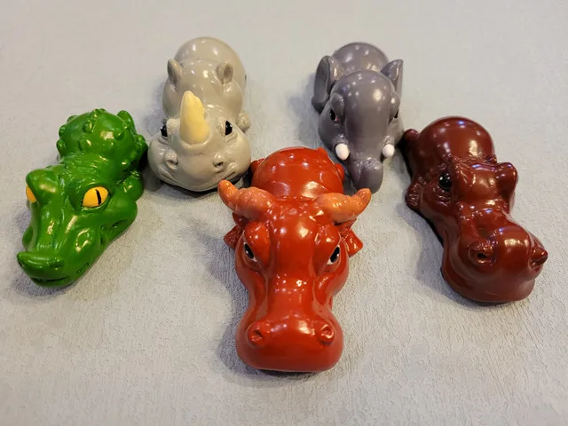 Animals of Africa Copper sculpture crocodile color copper artifact creative cute animal ornaments decoration gift