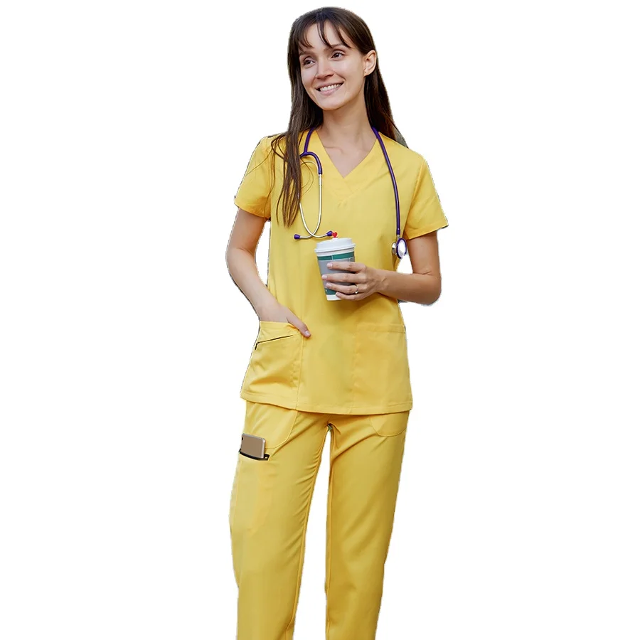 Direct Manufacture Hospital Uniform Doctor Nurse Medical Non Woven Scrubs Work Suit