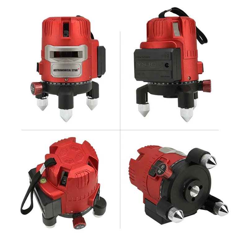 Factory Price 4D Green Self-Leveling 360 Degree Horizontal Vertical 5 Lines Laser Level 4D Laser Level