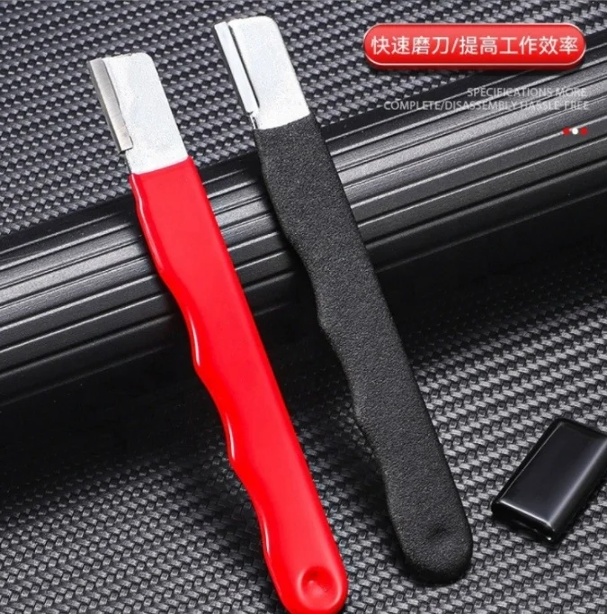 Outdoor portable garden scissors knife sharpener garden scraper quick knife sharpener finishing knife trimming cutter