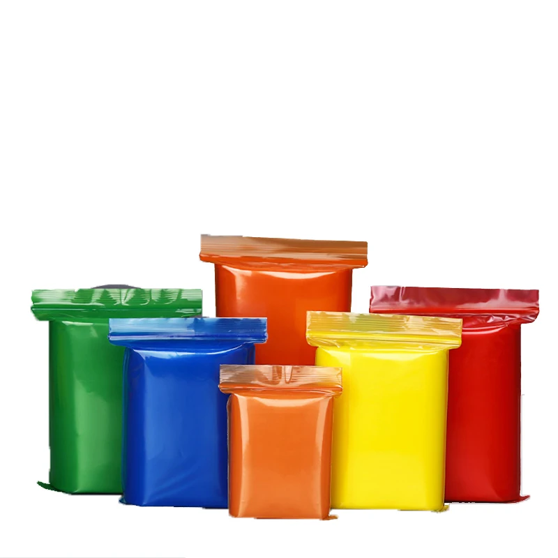 Wholesale Portable 100 Pcs Small Ziplock Bags Smile Skull Pattern Portable Storage Pouch Transparent Seal Bag Baggie Accessories