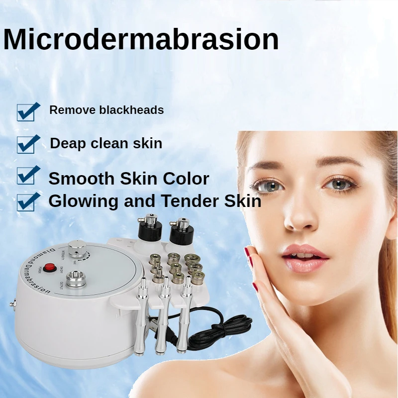 3 in 1 Diamond Microdermabrasion Beauty facial Machine Vacuum Suction Tool Water Spray Facial Face Exfoliate Skin Peeling device