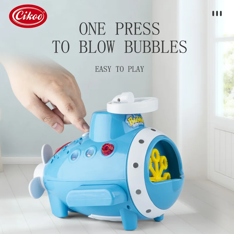 Summer party favor maker soap big water machine toy submarine bubble machine for kids