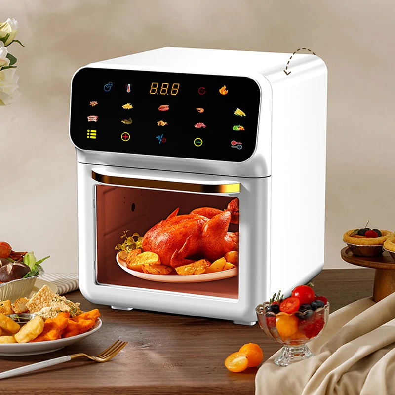 mini electric air fryer with Removable frying pan with OEM color and logo