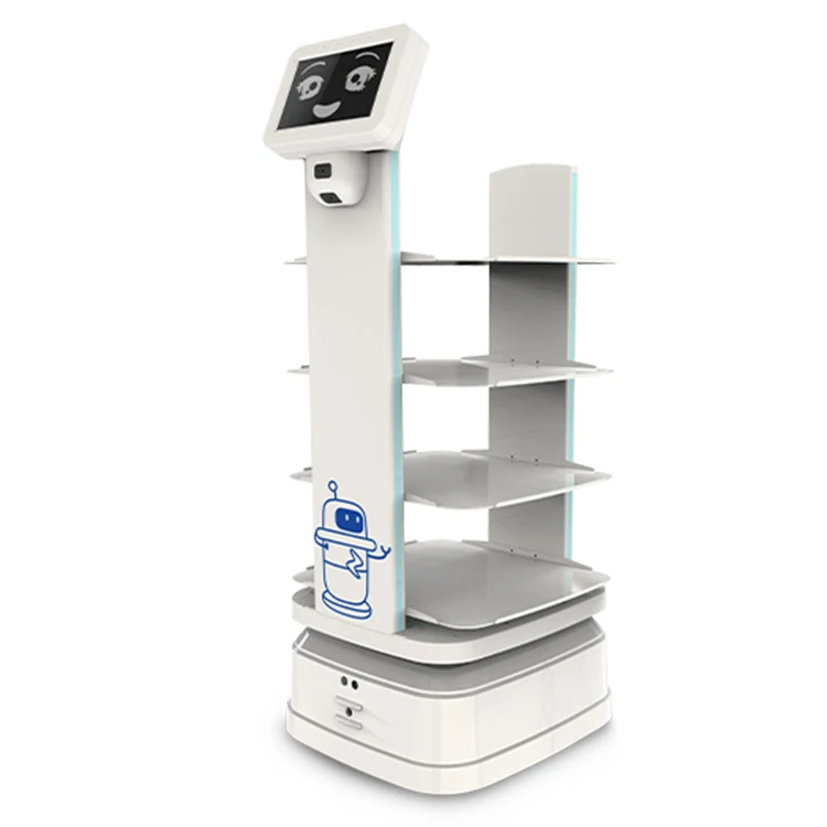 Intelligent Food Delivery Robot Restaurant Waiter Hotel Factory Service Robot  factory transportation AGV robot