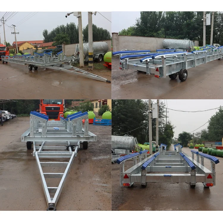 heavy duty 15 m 48 ft watercraft galvanized boat trailer