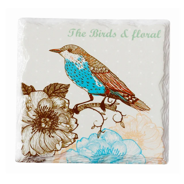 manufacturer high quality new design absorbent blank square ceramic tile for sublimation cup coaster