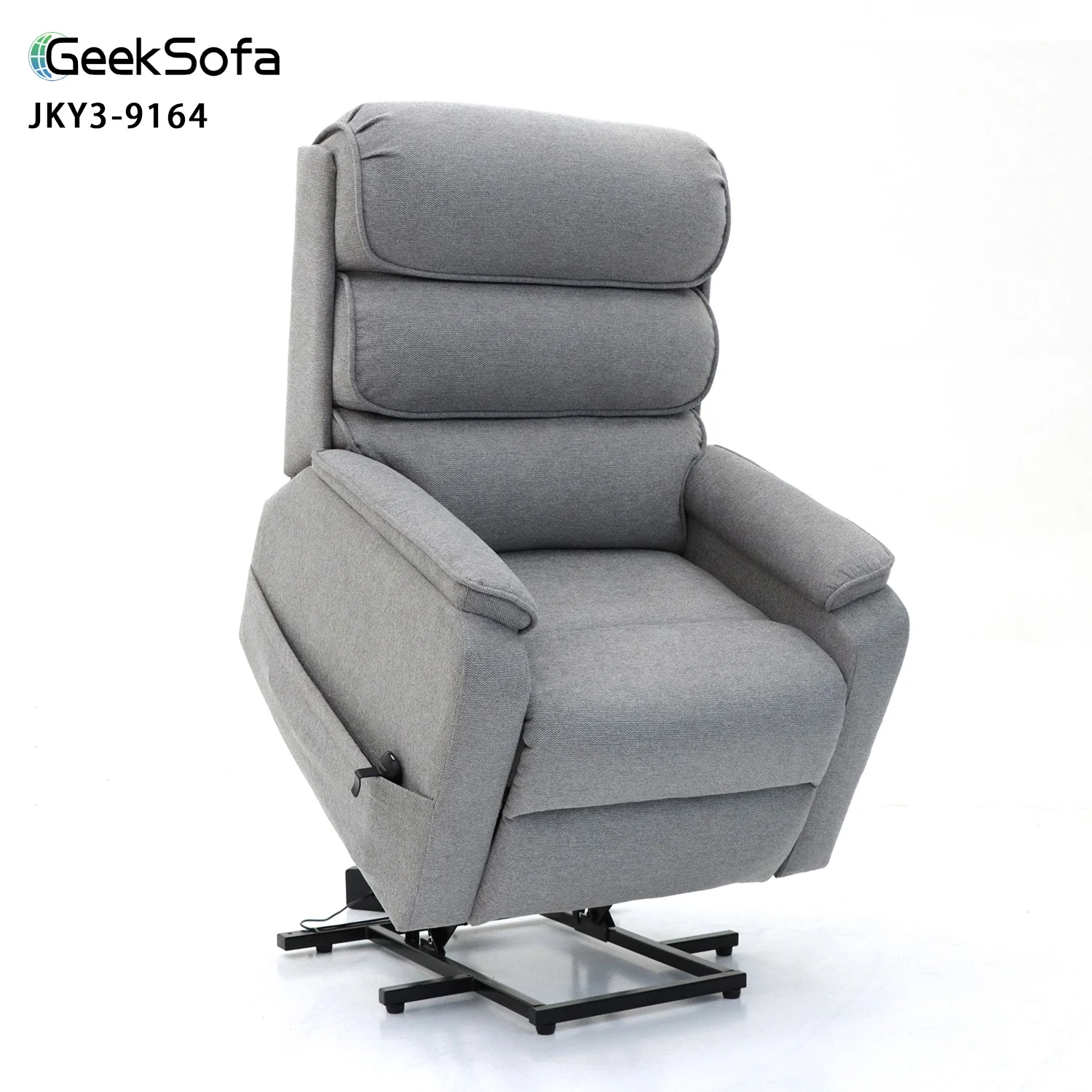 Geeksofa Dual Motor Power Electric Medical Lift Riser Recliner Chair with Massage and Heat for The Elderly Disabled Patient