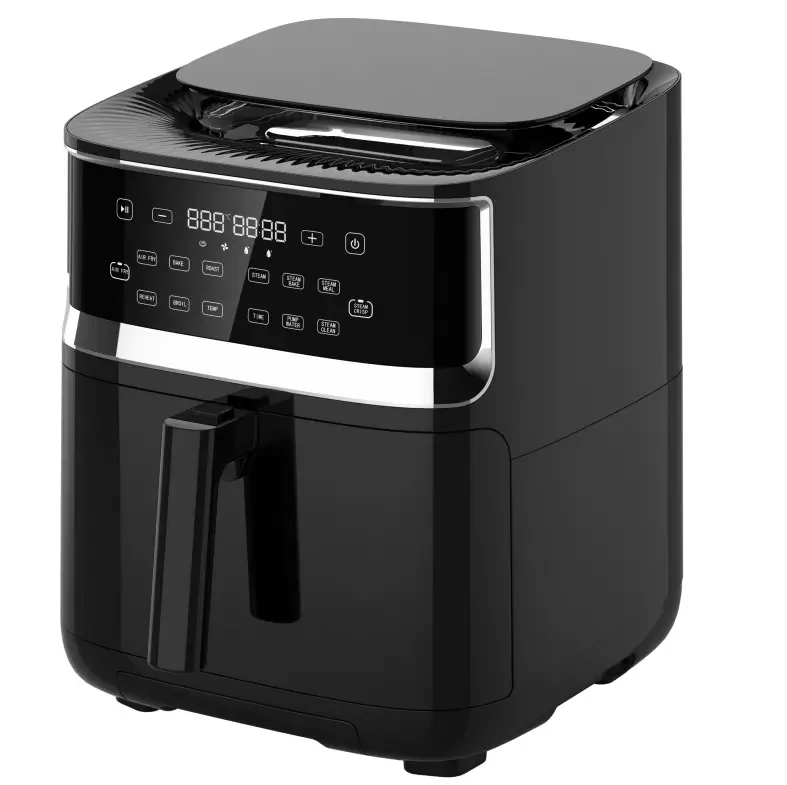 2023 hot sale Tuya wifi smart Air Fryer 4.5L-9L liter electric scale digital visible steam  air fryer with detachable basket