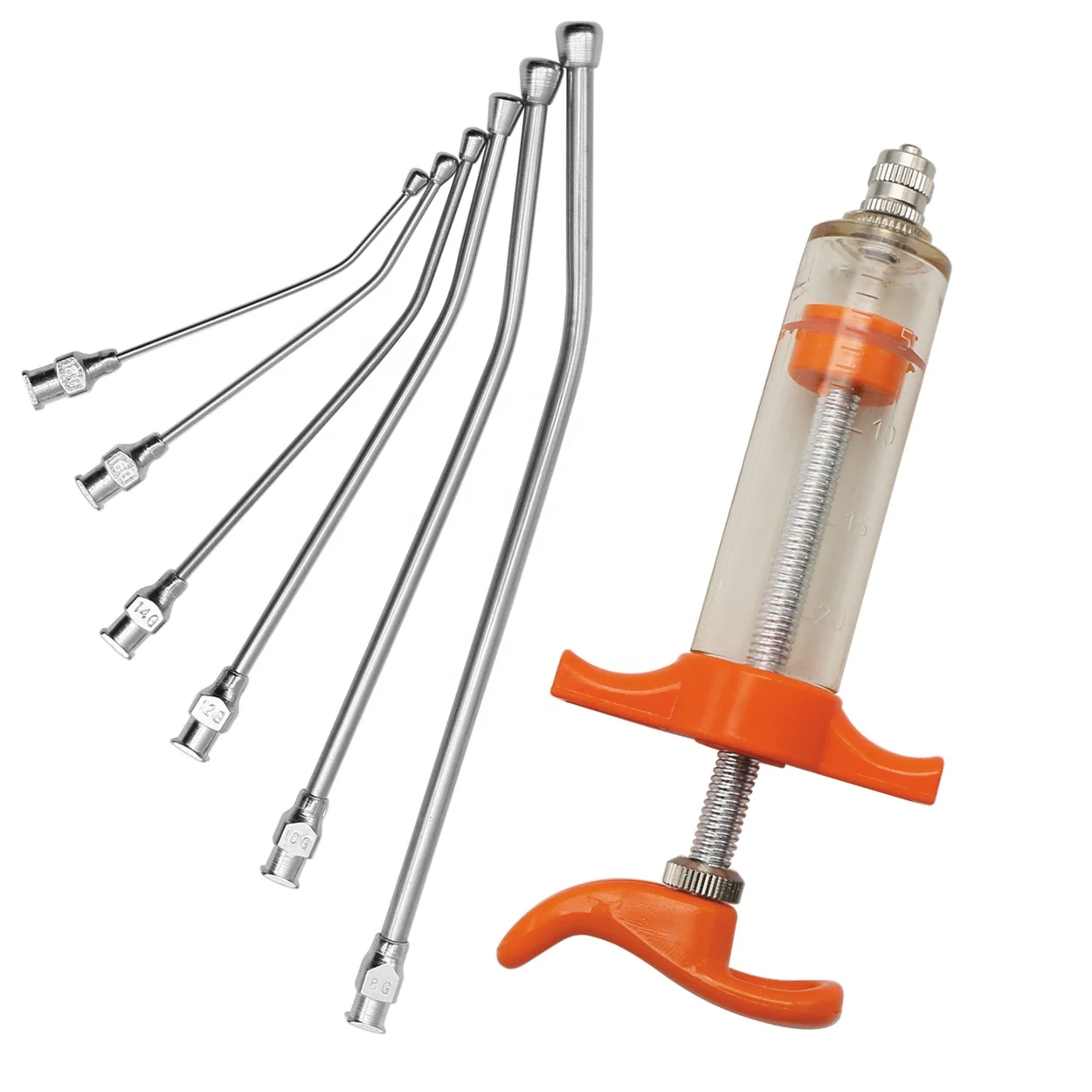 New Design 20ml Bird Baby Feeding Syringe With Curved Stainless Steel Tube Manual Feeding Gavage Feeding Tool