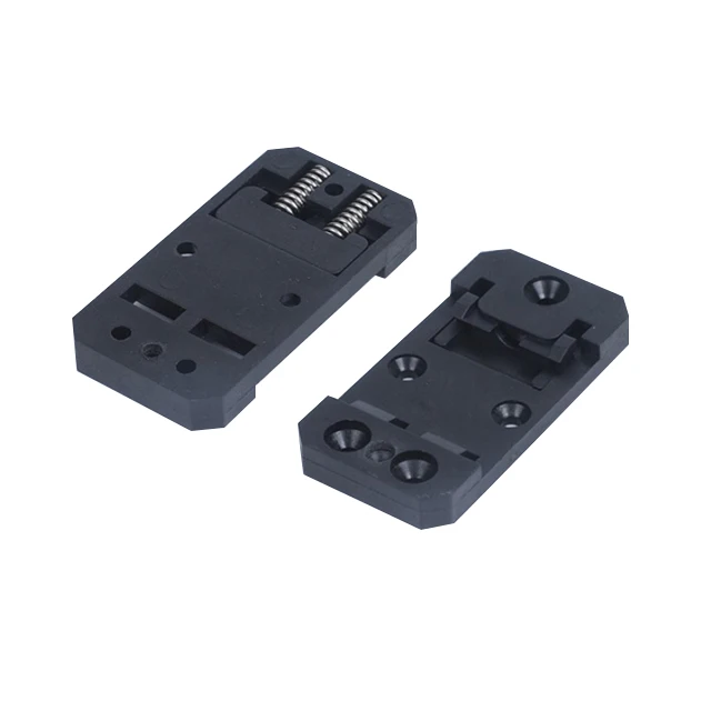 35mm Width Nylon Spring Loaded DIN Guide Rail Buckle Clasp