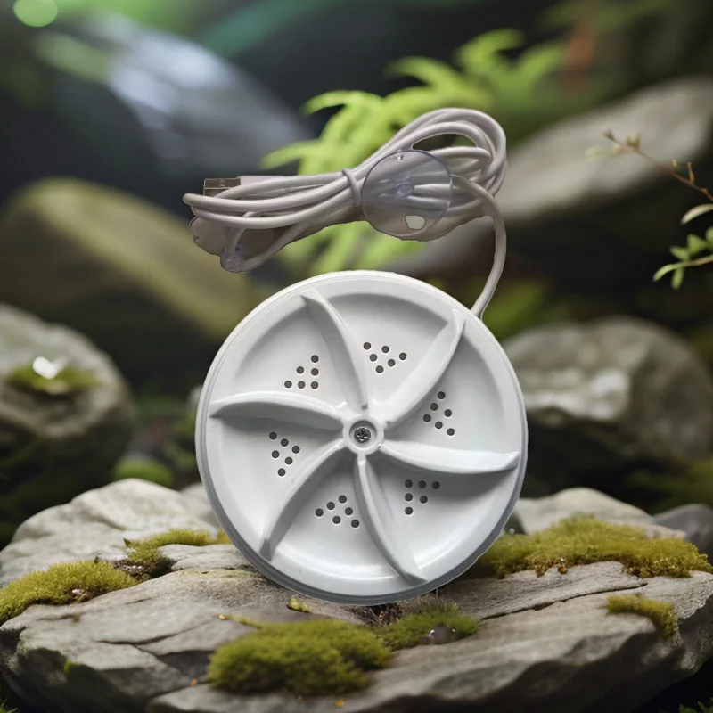 Mini spiral washing machine Automatic chassis turbine portable dormitory small bucket washing machine