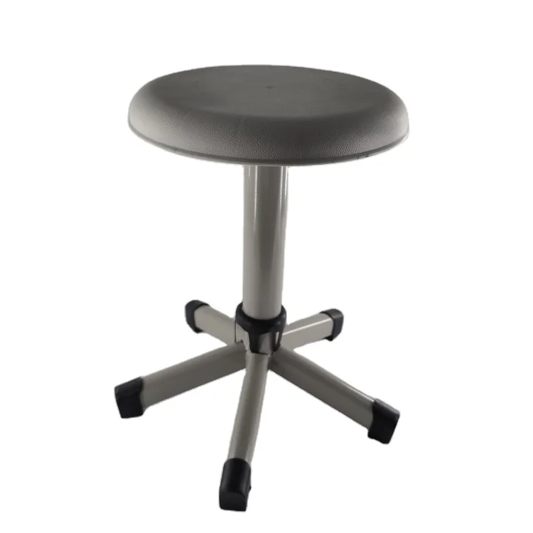 Durable students stool workshop production workers stool school laboratory five-legged round stool