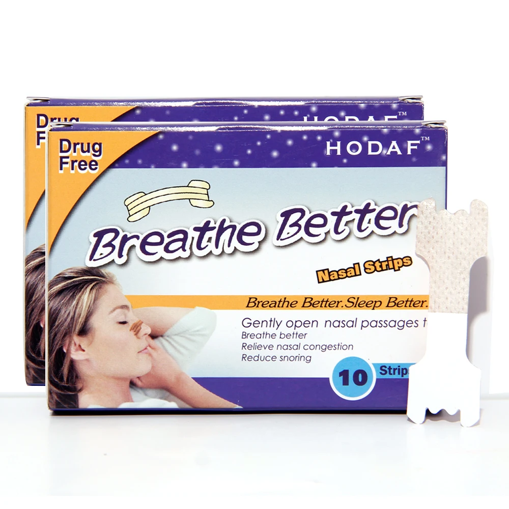 Private label  Anti snoring nasal strips for better breathing nose nasal strip