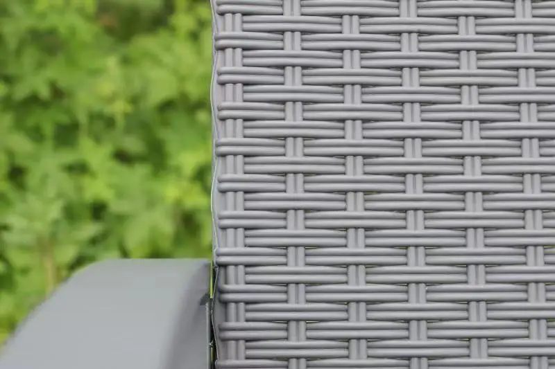 patio furniture 3 piece bistro set, outdoor wicker rattan furniture garden furniture sofa chair set