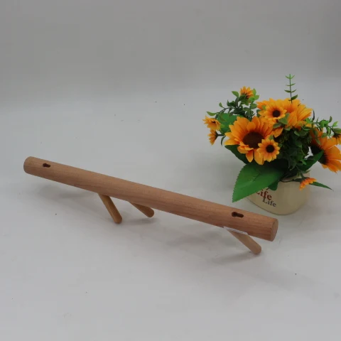 Hot Sale Wooden Wall Decoration Wood Clothes Hook Clothes Hanger Living Room Clothes Display Rack