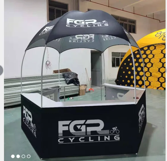 hot selling high quality Dome kiosk canopy tents trade show hexagon promotional dome tent