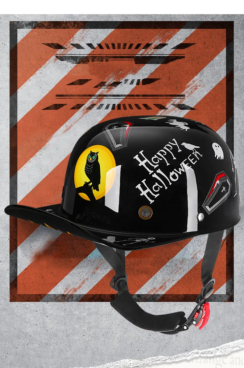 Wholesale Motorcycle cycling Helmets Baseball Cap Helmet Scooter Half retro bike motorcycle bump cap helmet