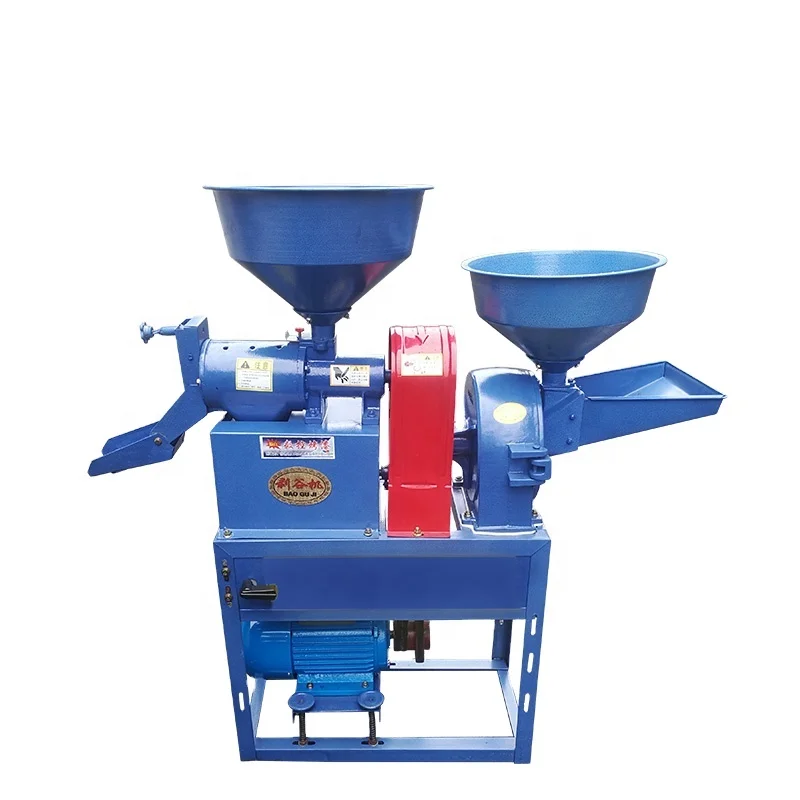 Full Automatic Rice Milling Machine Household Small Rice And Wheat Peeling And Beating Rice Grinder
