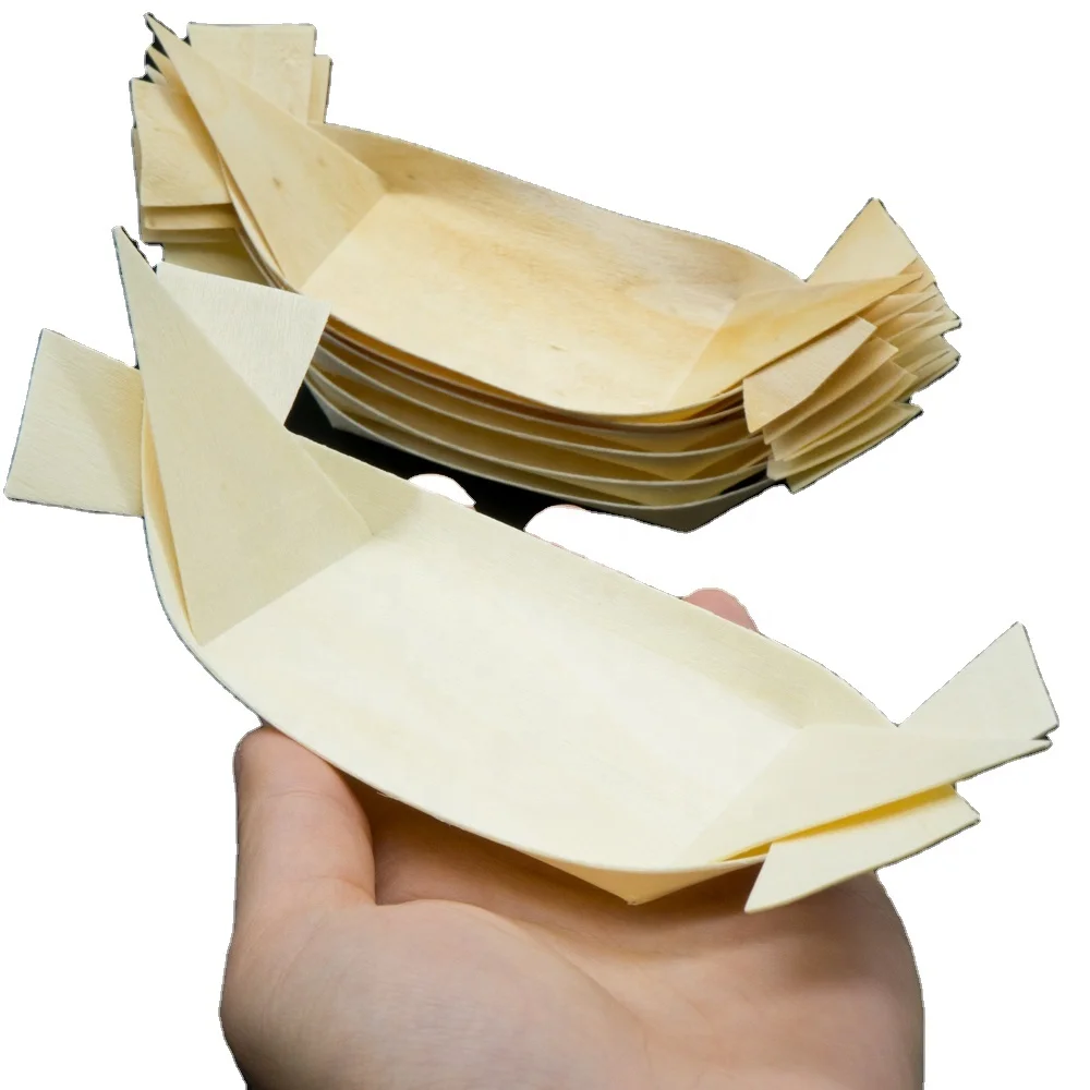 Фабричная поставка, хлебобулочный контейнер, Экологичная деревянная коробка для пищевых продуктов, биоразлагаемая деревянная посуда для хлеба и кондитерских изделий