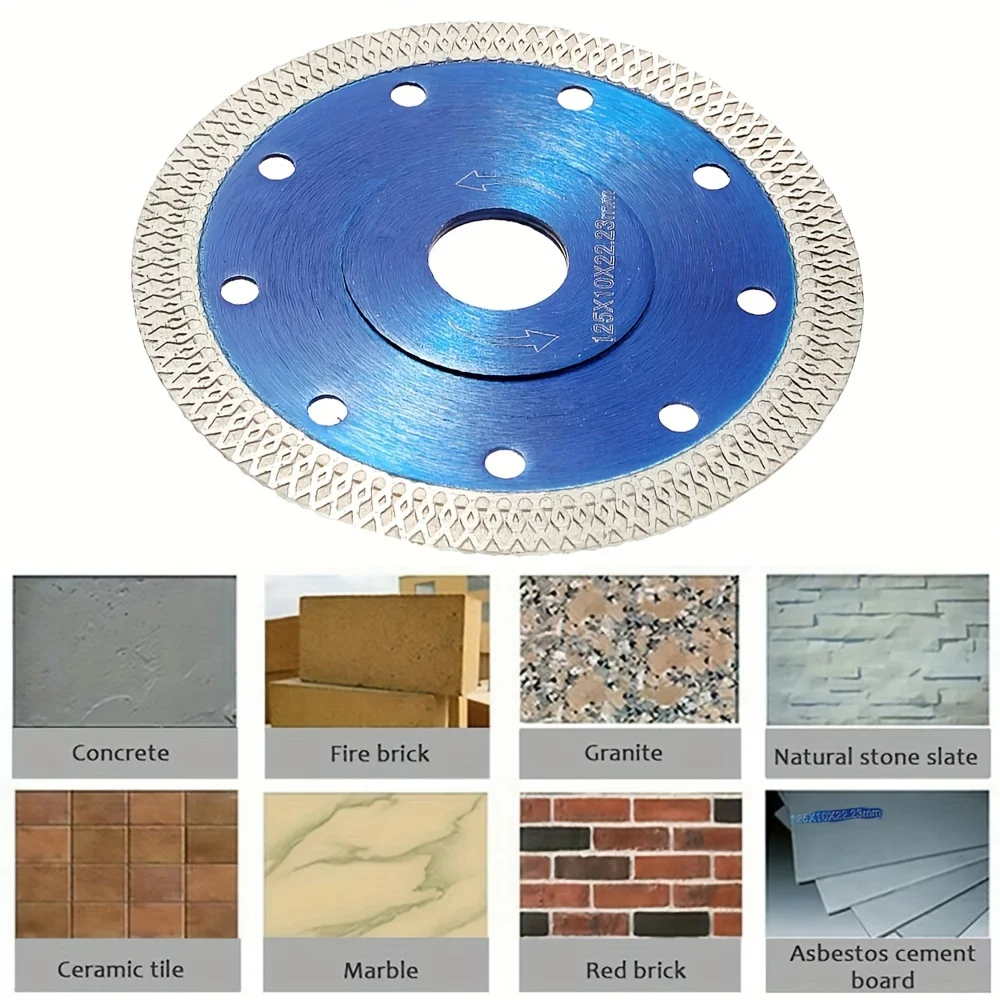 4inch 4.5inch 5inch Diamond Cutting Disc Reinforced Circular Tile Saw Blade for Cutting Tile Stone Concrete