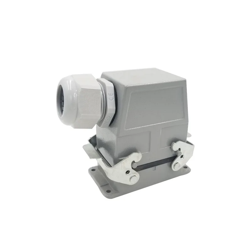 iehc Heavy duty connector HE-6 bit 10 hole 16 pin 24 32 48 core rectangular hot runner waterproof aviation plug socket