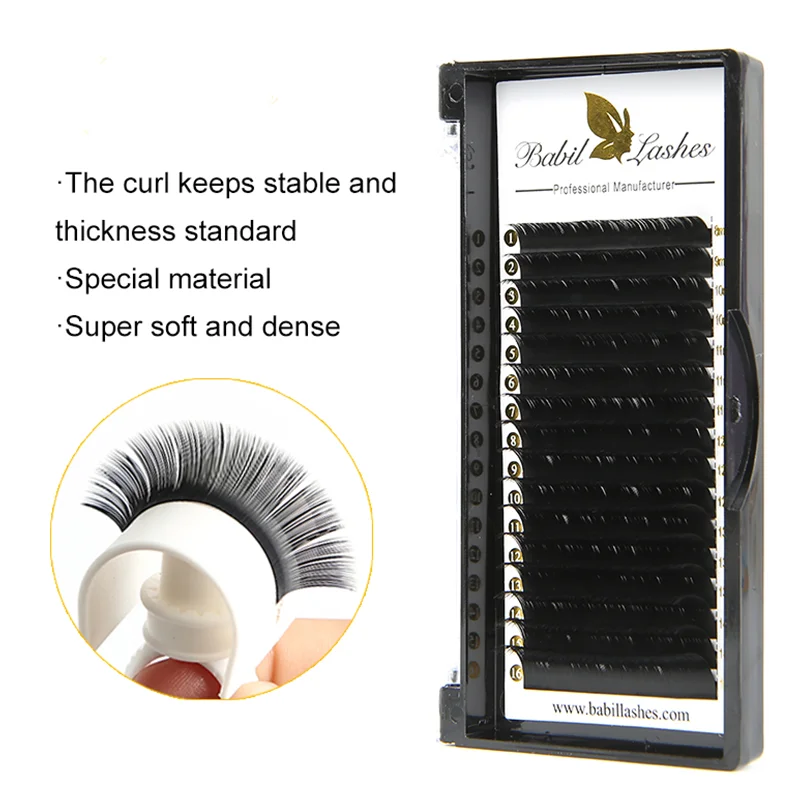 Натуральные длинные Индивидуальные Накладные ресницы из искусственной норки с D-образным изгибом