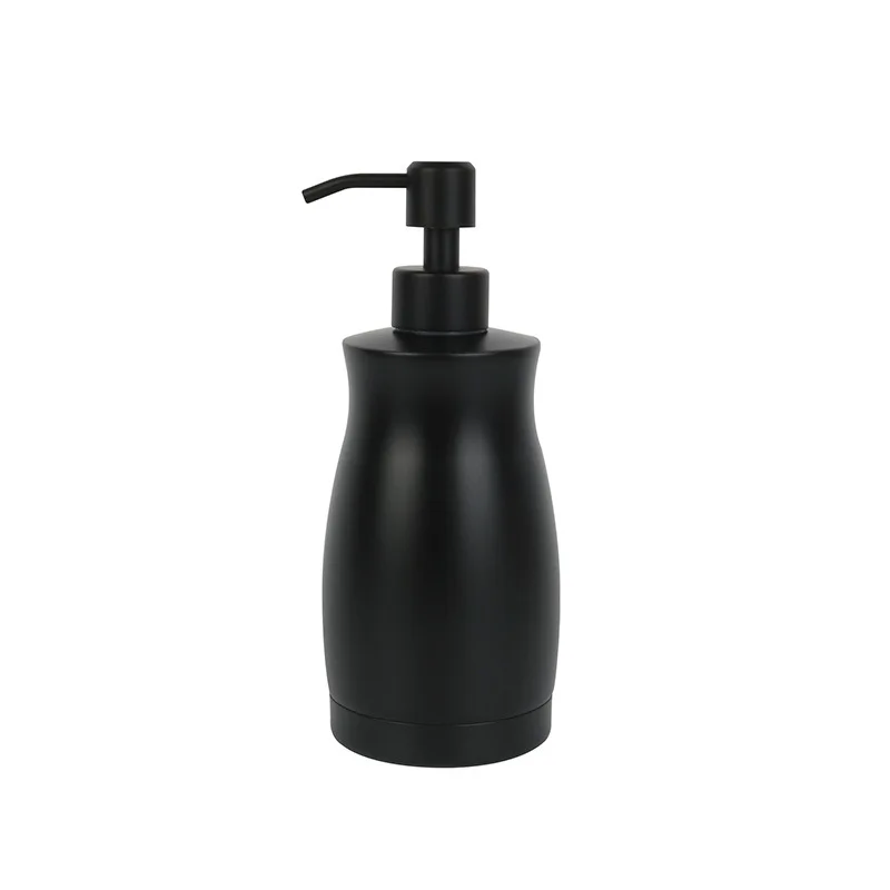 400 ml Counter top Matte Black Soap Dispenser Liquid Soap Bottle for Kitchen & Bathroom Hand Dish Lotion