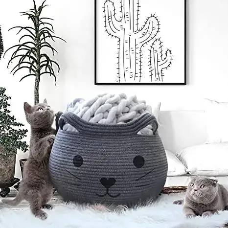 Детская хлопковая корзина для