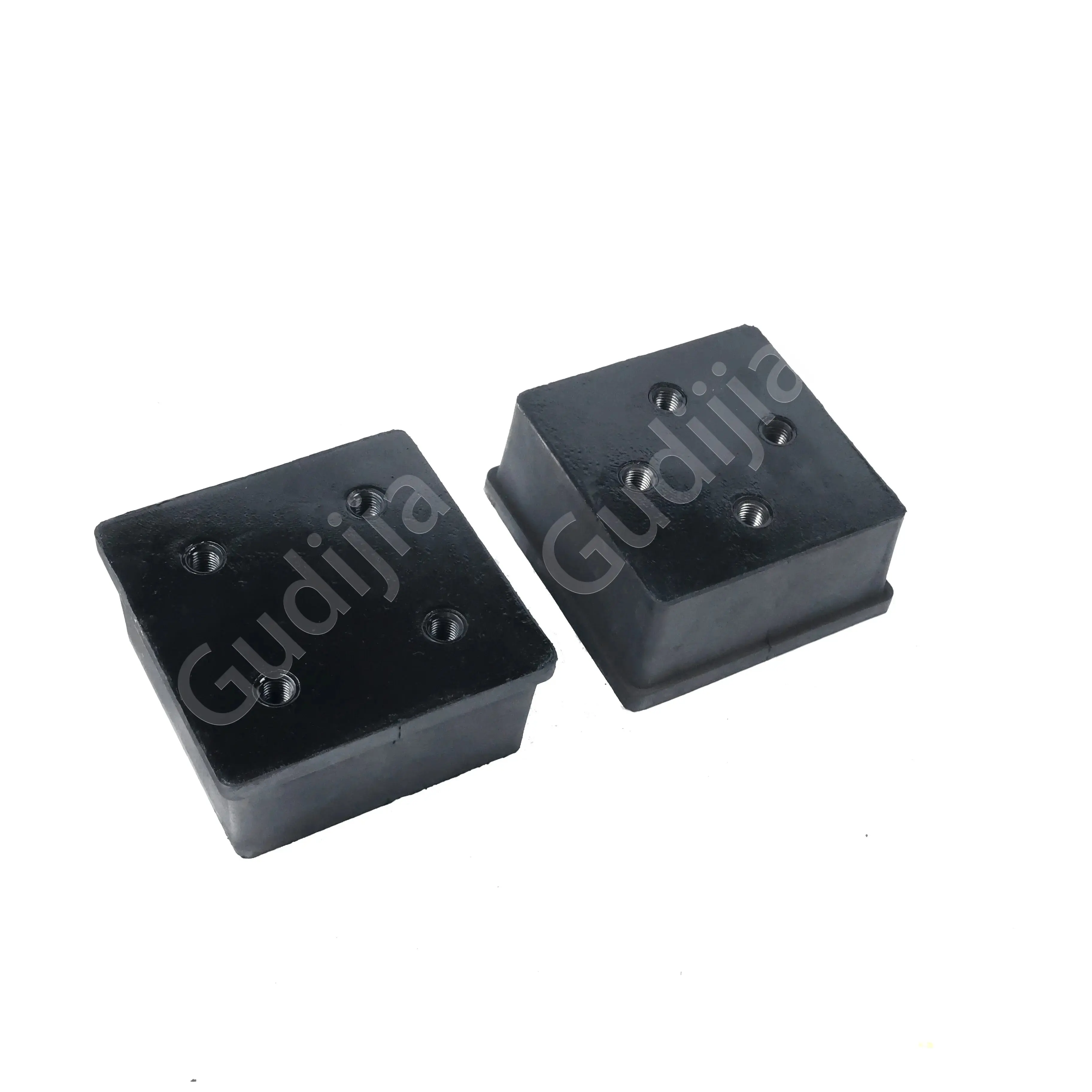 Black Square Anti Vibration Rubber Damper Best Price Rubber Track Accessories