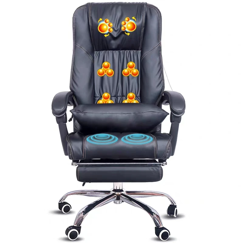 
Office Massage Chair Full Automatic Cervical Spine Lumbar Shoulder Neck Electric Back Multifunctional Computer Massage Chair 