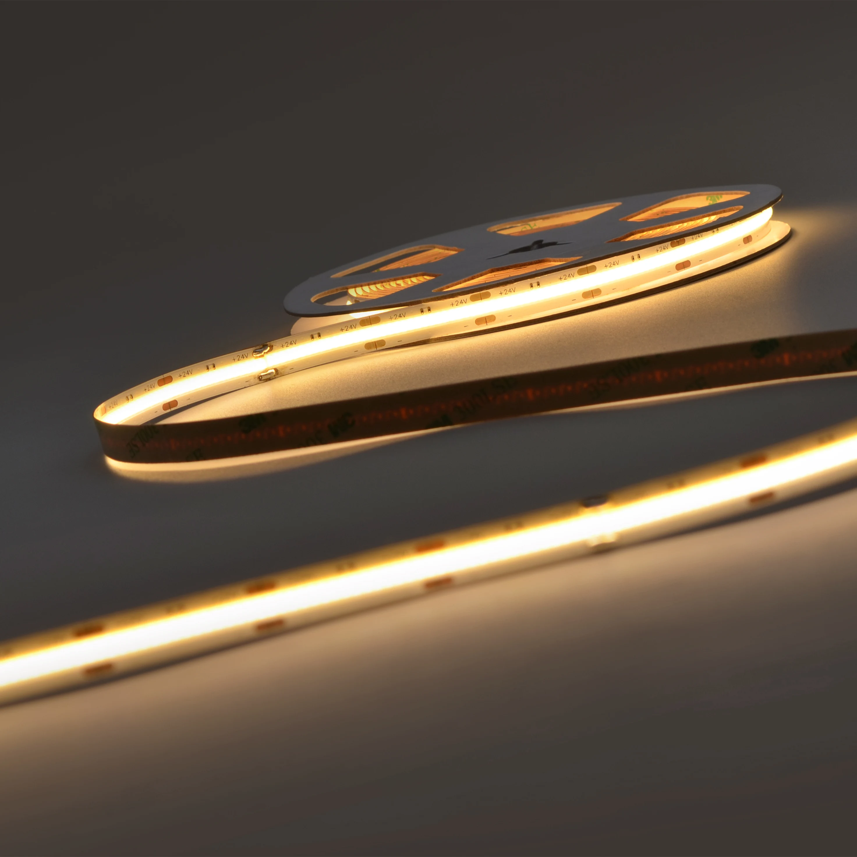 High Quality COB 480leds/m 24VDC 9W/m Window Decorative LED Strip Light Tape