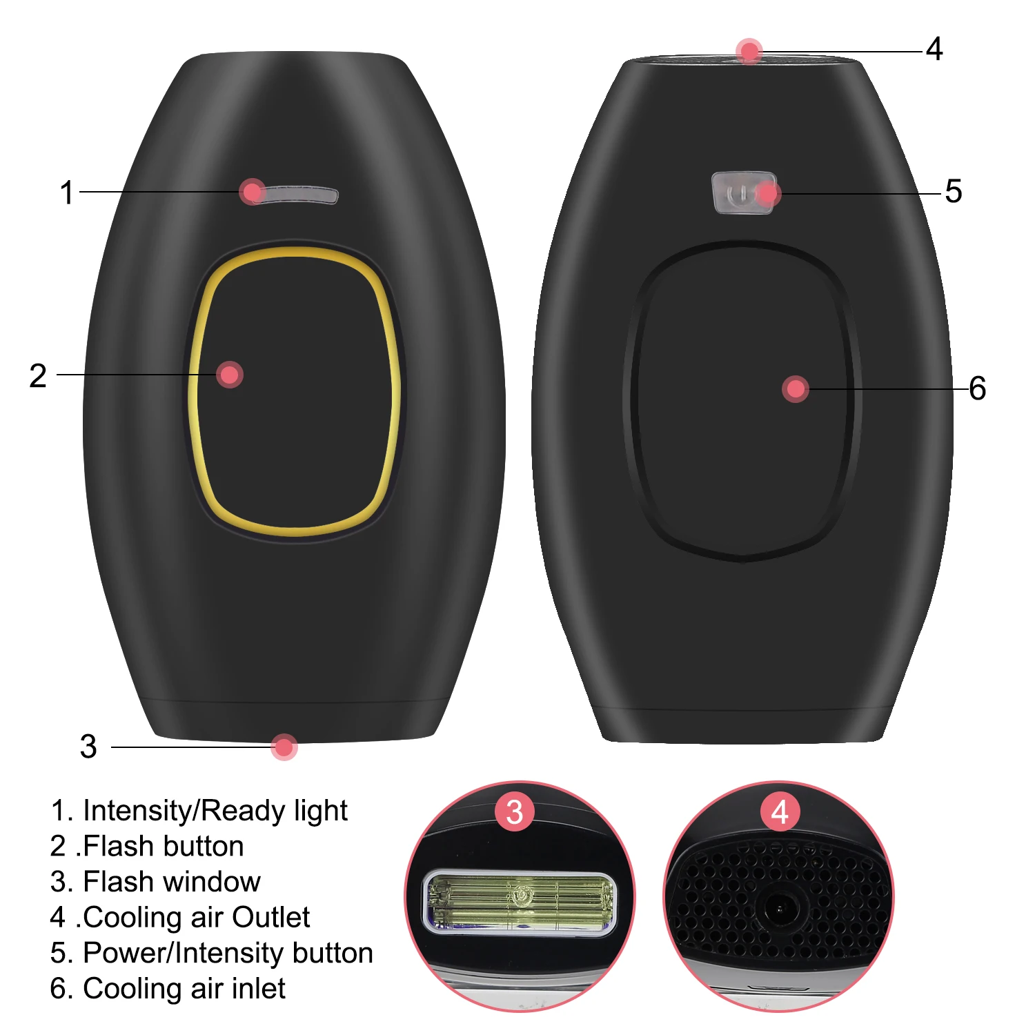 2022 Professional LPL Laser Hair Removal Portable IPL Epilator Appliances Home Lazer Electrolysis Hair Removal Machine