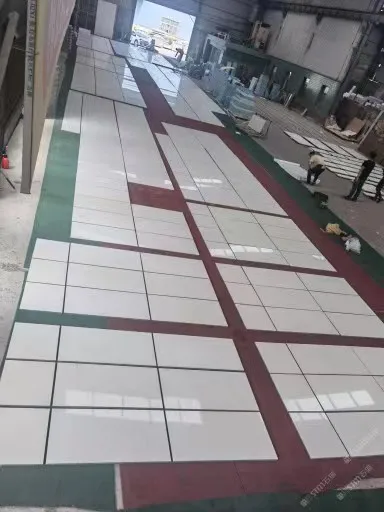 White Marble backed aluminum honeycomb stone panels for villa floor and stairboards