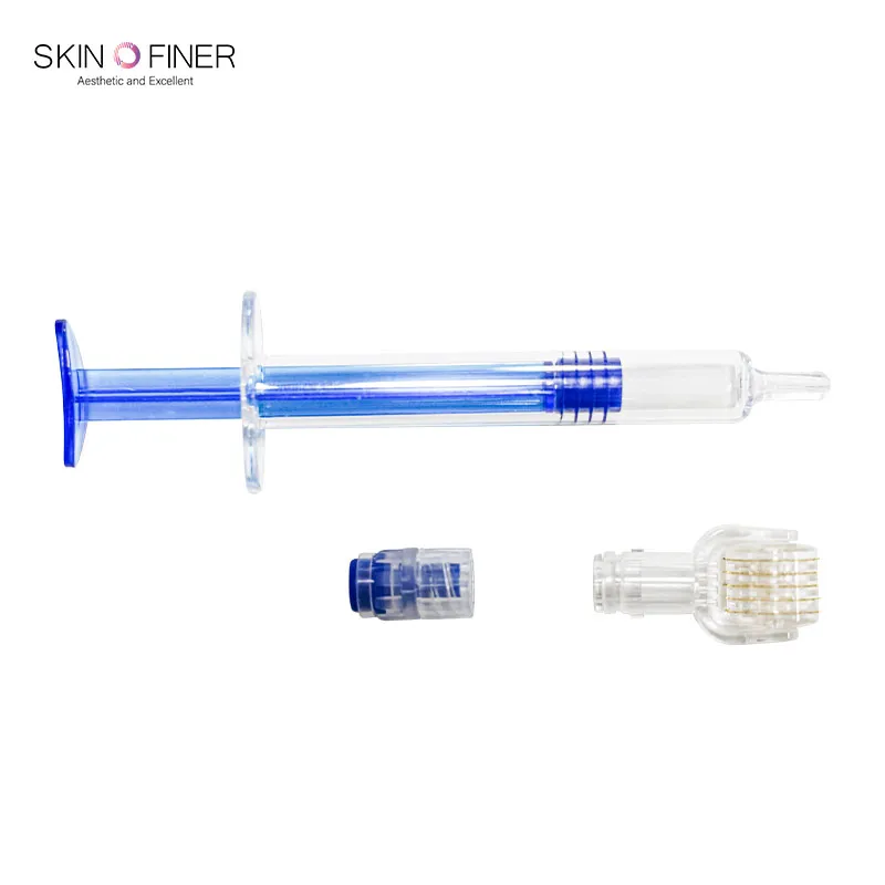 Microneedle Aquqa Roller Injection System 105 Needles Medical Stainless Steel  For Collagen Regrow Skin Recover Acne Remove