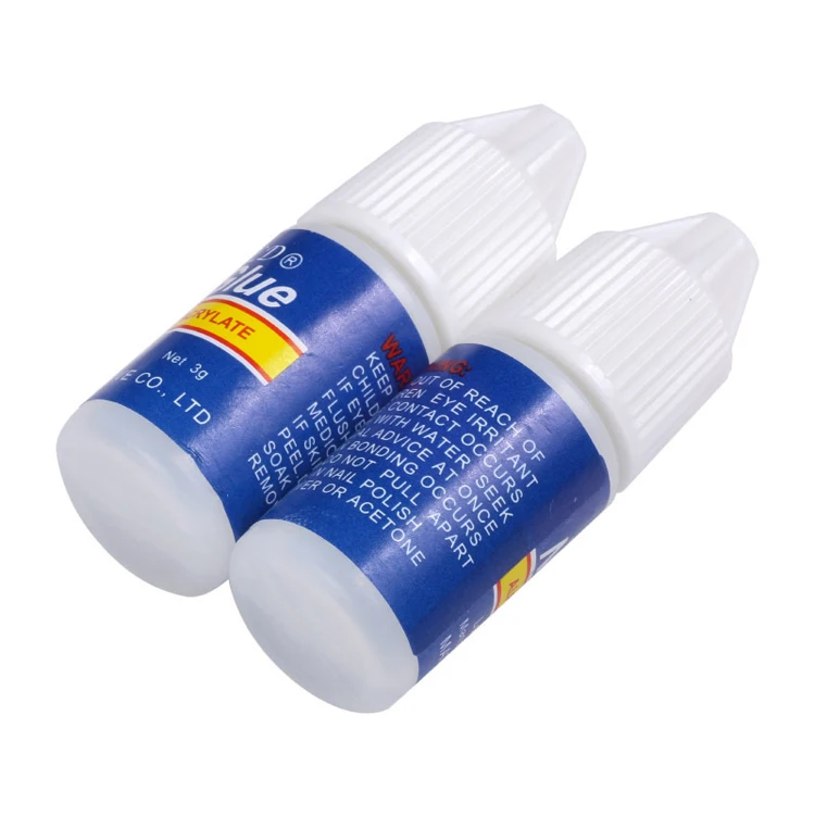 Waterproof False Nail Extension Glue Sticker Rhinestone Nail Art Glue for Nail Tips 5 second