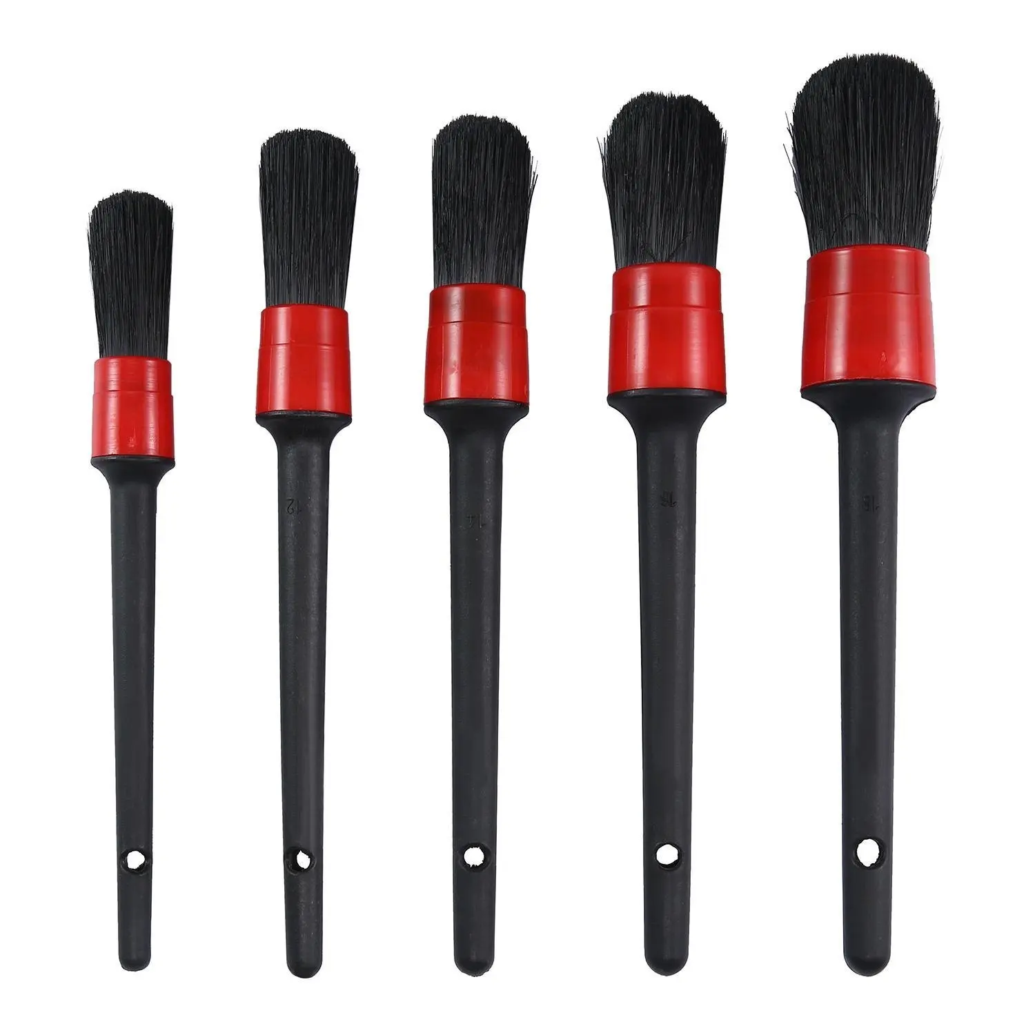 Щетки для чистки салона автомобиля, щетки для детейлинга автомобиля, 5 шт. в упаковке