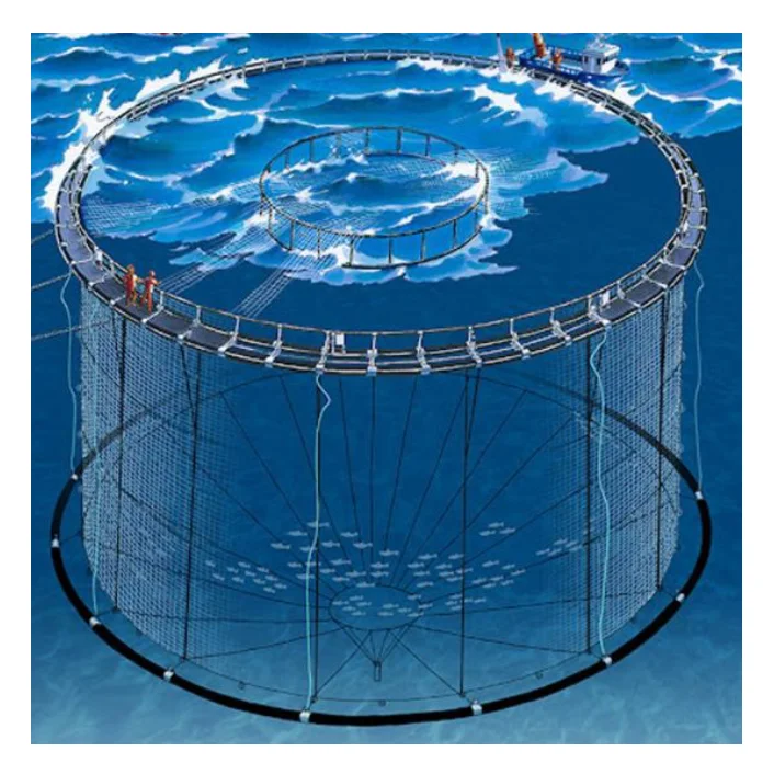 Hot Sale HDPE Square fish farming floating cage