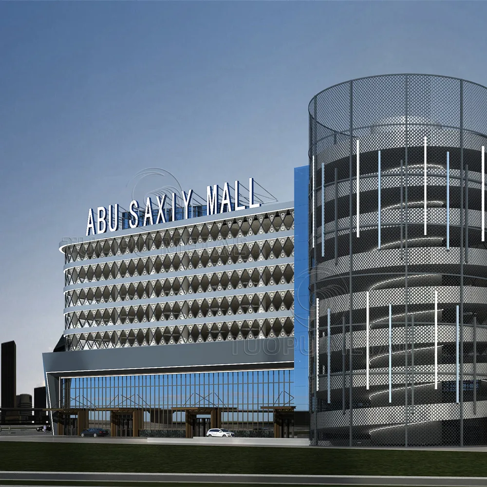 Customized Modern Design Laser Cut Aluminum Exterior Facade Carved Metal Decorative Curtain Walls for Malls