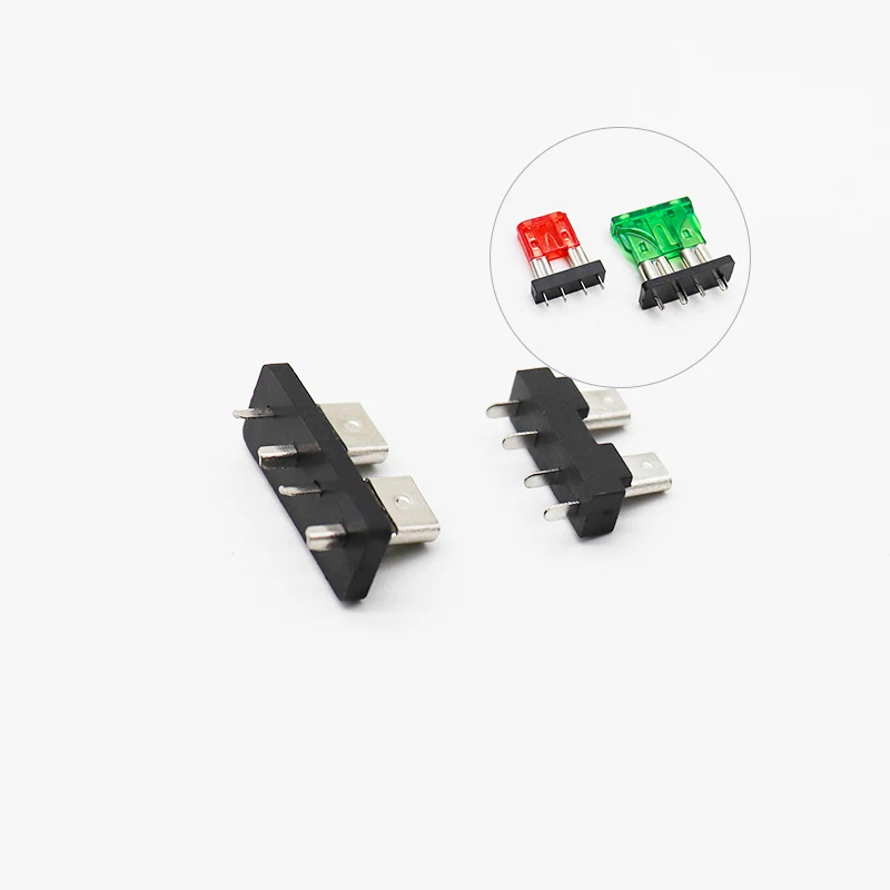 Fuse Holder for Automotive,  PCB Fuse Socket for Welding, for Micro/Mini/Medium Auto Fuses