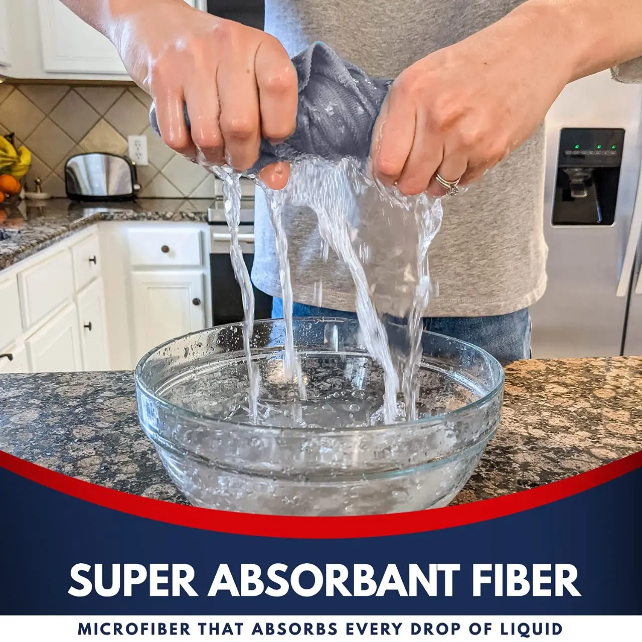 Customized Logo16x16 Inch Orange Grey Ultra Absorbent Weave Towel Grime Liquid Traps for Streak-Free Mirror Shine Car Towel