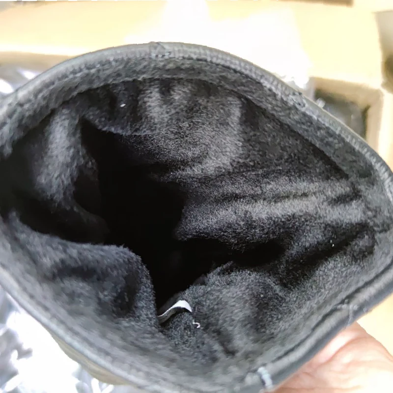 Genuine leather 460 cc Barrel golf driver wood custom headcovers Tube suede top golf club headcover with velour lining
