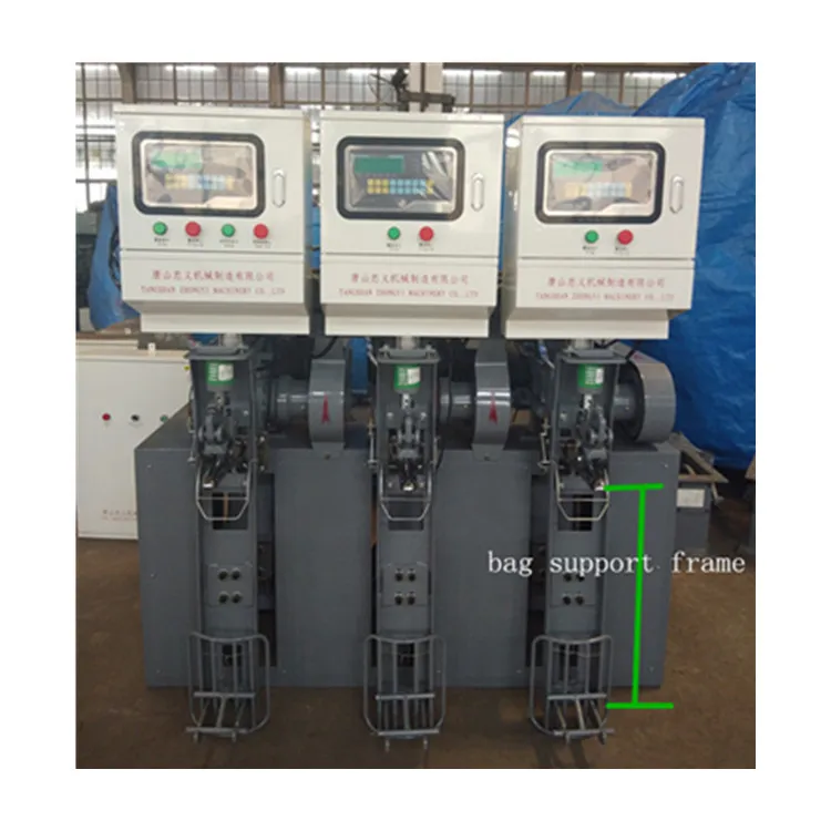 Fixed type 2 spout 25kg-50kg bag cement packaging machine