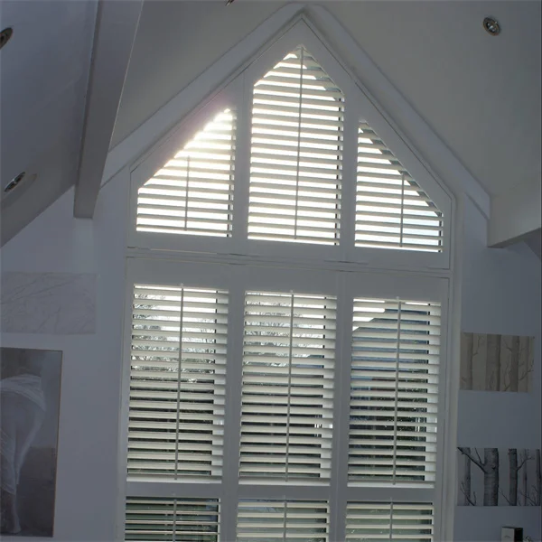 TOMA Plantation Shutters Arched Design for Windows Sale Custom White Customized Shutters