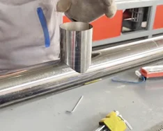 Steel pipe cut arc hole  Plasma cutting machine for Square and round Tube H-Shaped cut arc hole plasma cutter