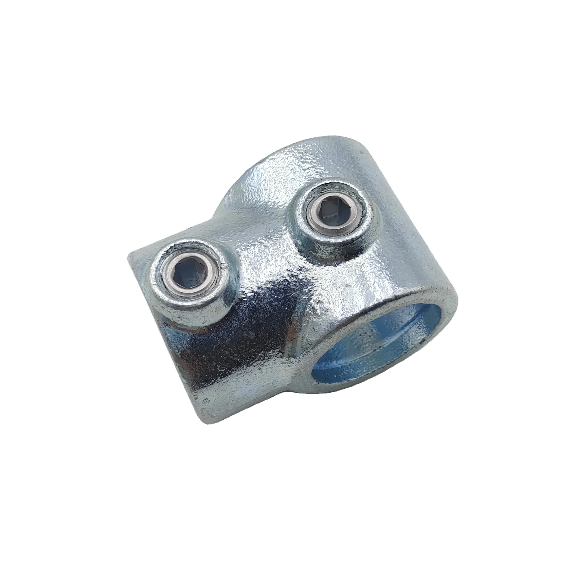 A101D 48.3mm Galvanized Malleable Iron Safety Standard Key Clamp Structural Pipe Fittings For Guardrail Systems