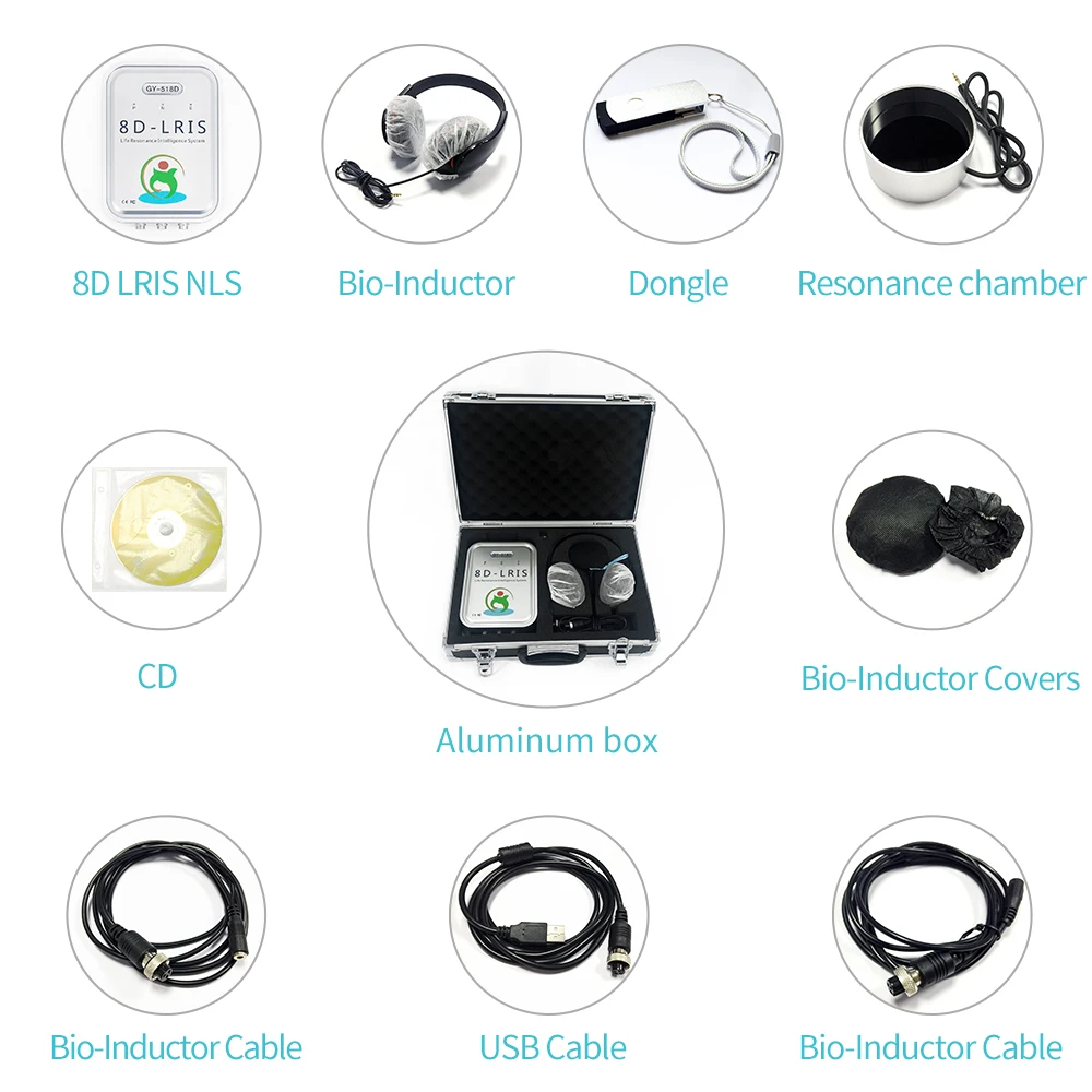 Russian Bioresonance Scanner Biochemical Analysis System,biochemical Analysis System 8d Lris Nls 8d Luis Nos Class II GY-518D CE