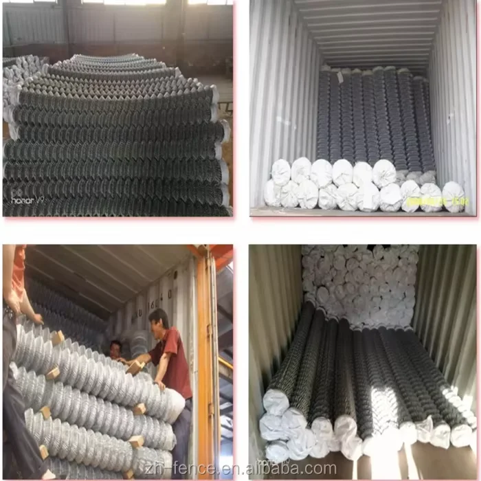 Customized Cyclone PVC Coated Wire Fence Diamond Wire Mesh Netting Panel Galvanized Industry Chain Link Fence